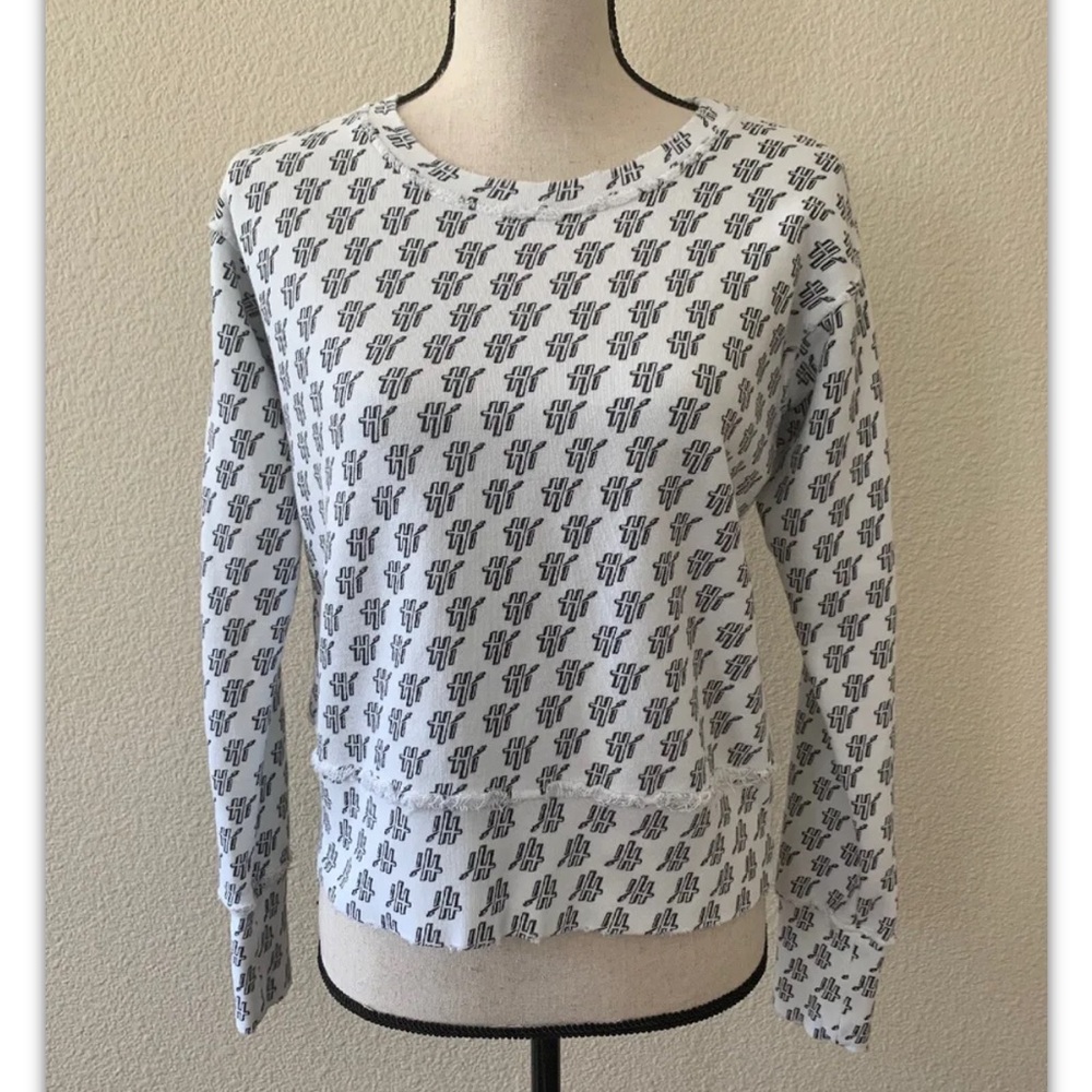 Frank and Eileen Tee Lab Womens XS Sweatshirt HI Printed Distressed Limited ED